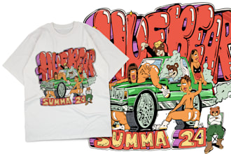 design streetwear that is retro