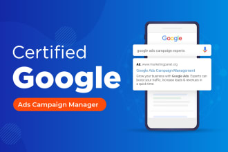 setup and manage your google ads campaign to increase sales