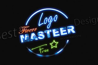 do stunning graphics and designs 3d neon sign