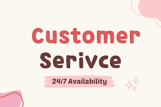 do full time customer service representative, email, live chat support