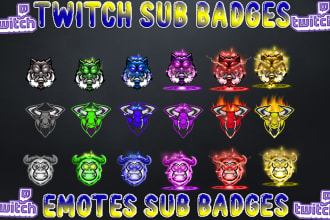 make twitch emotes  twitch badges twitch sub badges