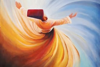 paint art on canvas in oil or acrylic