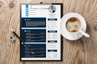 world class resume and letterhead design