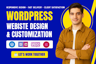 design, develop or customize a wordpress website for your business