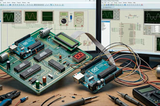 do arduino, atmel and pic projects with proteus simulation