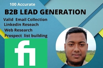 do b2b lead generation and build email list contact list