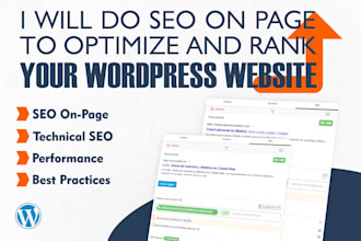 do on page SEO to optimize and rank your website