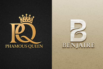 design clever initial monogram logo
