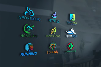 do medical healthcare beauty gym yoga spa fitness logo in 24h