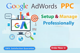 help to setup and manage ads ppc campaigns to get max sales