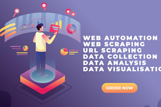 do web scraping, web automation, web crawling