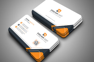 design a modern minimalist business card with print ready files