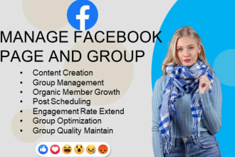 manage your facebook group and page