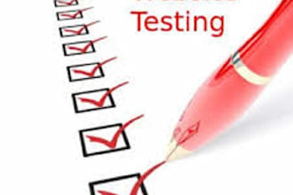 perform qa testing, software testing, and manual testing