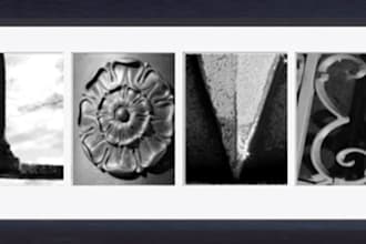 create your name or word of your choice using only artistic photos
