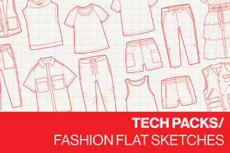 do high quality fashion technical drawings and apparel tech packs