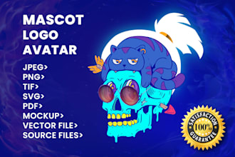 create mascot gaming logo and avatar
