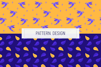 create some cute and unique pattern designs