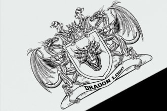give original creative arms and crest heraldry logo design