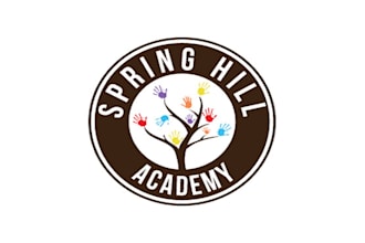 design spring hill academy logo in 1 day