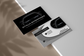design elegant modern minimalistic luxury business cards