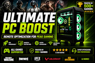 optimize gaming PC, boost fps, reduce lag and input delay