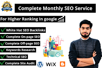 provide complete SEO service for high ranking