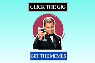 make custom viral funny memes for your social media