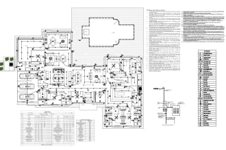 do architecture electrical plan and mep drawings