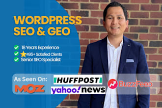 do wordpress SEO, GEO, and aeo services