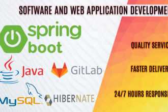 do any web application with java, spring boot, and html