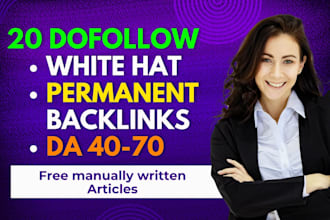 do 5 dofollow high da guest posts on niche and general sites