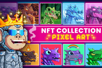 create pixel art nft collection