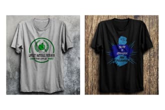 do any kinds of unique design for t shirt and merchandise in 12 hours