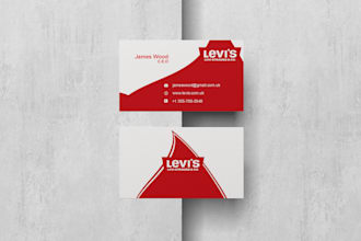 design simple elegant business card and visiting card