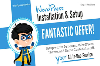install wordpress theme and customize it