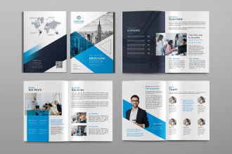 design company profile, brochure, business proposal, booklet, whitepaper, bifold