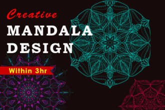 do sacred geometry mandala logo in 4hour