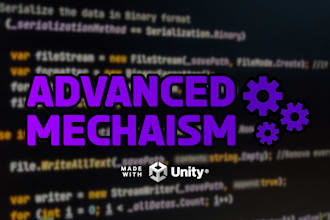 code any mechanism professionally in unity