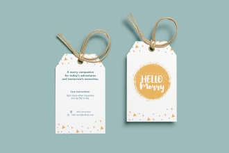 design clothing tag, hang tag and label designs