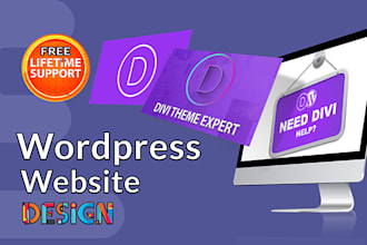 design a responsive divi wordpress website