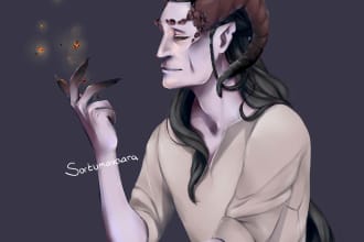 digitally paint your character