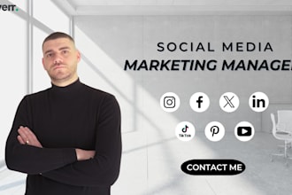 be your social media marketing manager