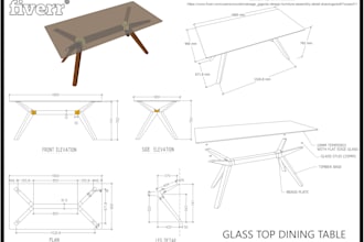 do the design furniture assembly detail drawings