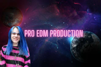 produce electronic, bass, dance, pop, dubstep music for you