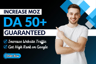 increase domain authority moz da by high authority backlinks