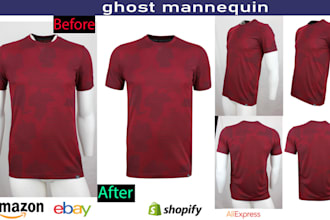 do a ghost mannequin symmetrical neck joint