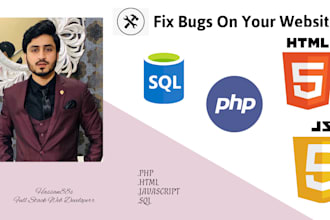 fix bugs in your PHP, sql ,codeigniter , laravel, script