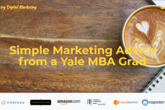 offer hourly marketing advice as a yale MBA marketing grad