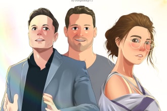 draw picture in disney cartoon style